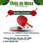 card tênis de mesa