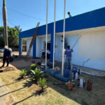 Voluntários trabalhando