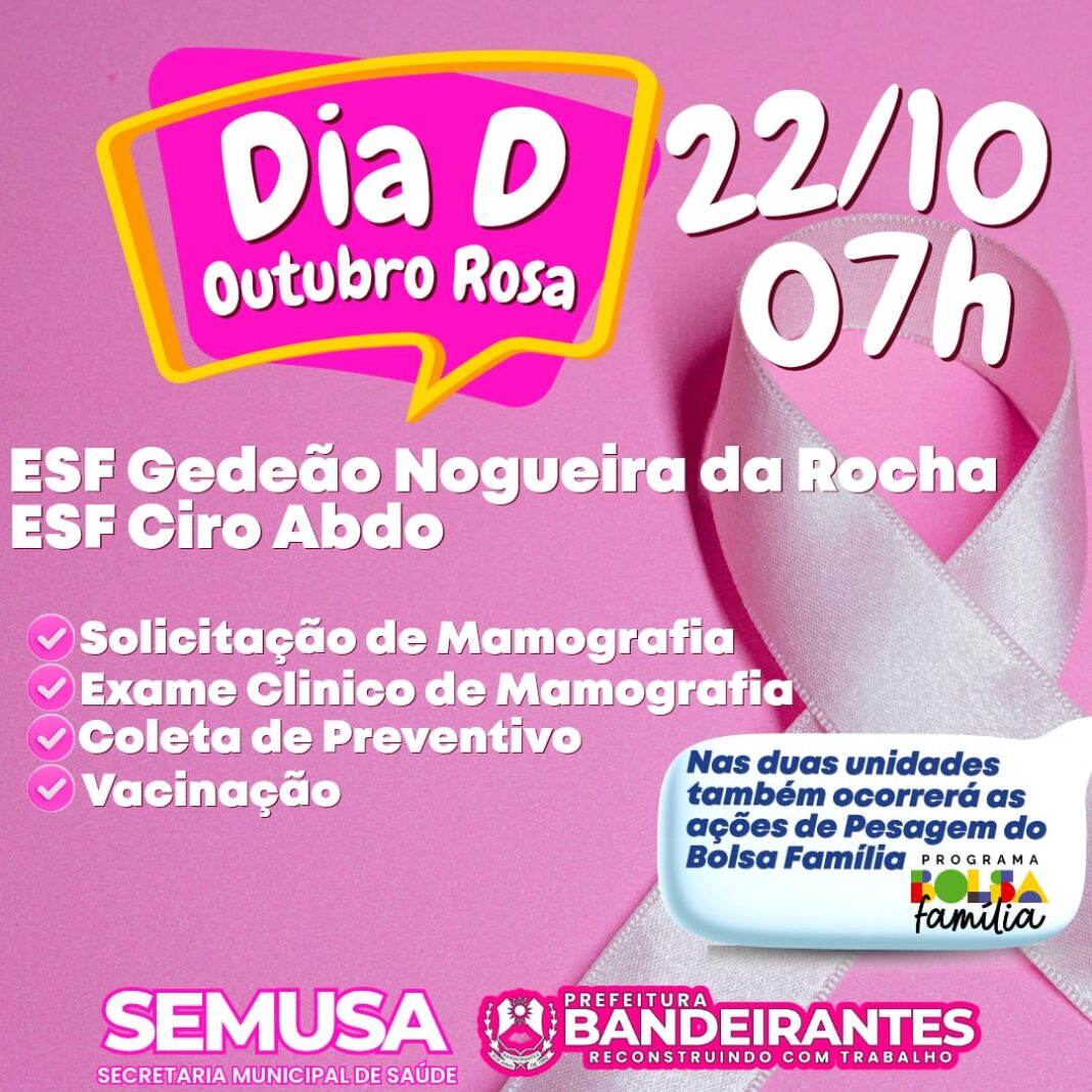 Dia D Outubro Rosa
