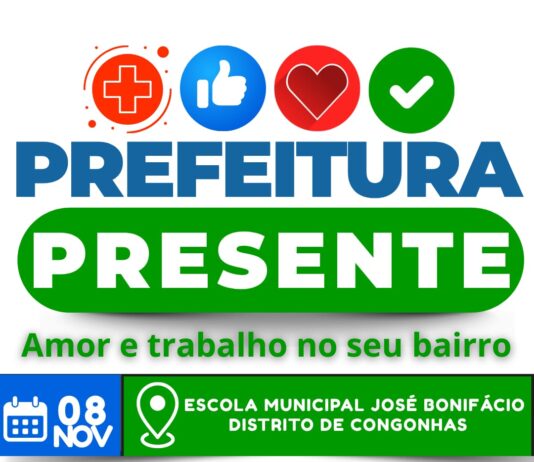 Projeto Prefeitura Presente vai levar cidadania e serviços públicos ao distrito de Congonhas