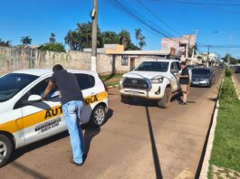 Blitz educativa alerta população de Bandeirantes sobre segurança no trânsito