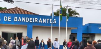 Ato Cívico marca o início da semana de comemoração do aniversário de Bandeirantes