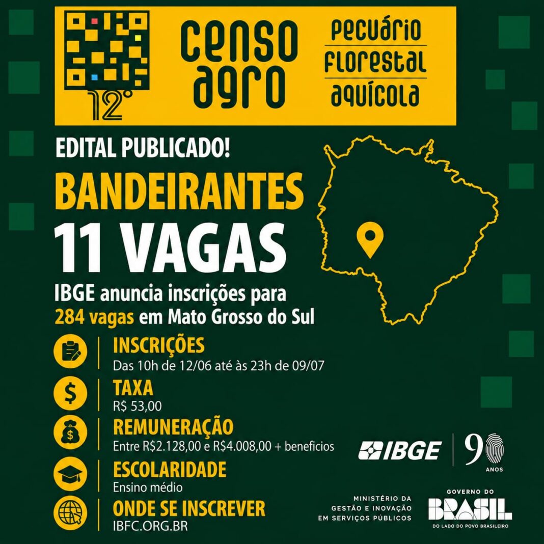 Card processo seletivo IBGE