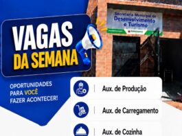 Confira as oportunidades de emprego desta semana em Bandeirantes
